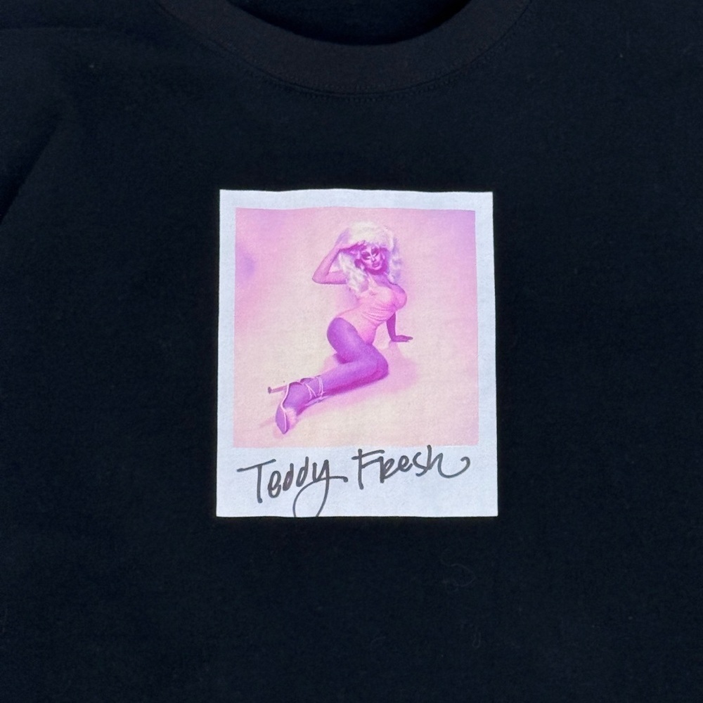 TEDDY FRESH X TRIXIE MATTEL Black Long Sleeve Tee Size XL EUC - Picture 2 of 3